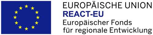 Förderhinweis der EU mit Abbildung der Flagge der EU